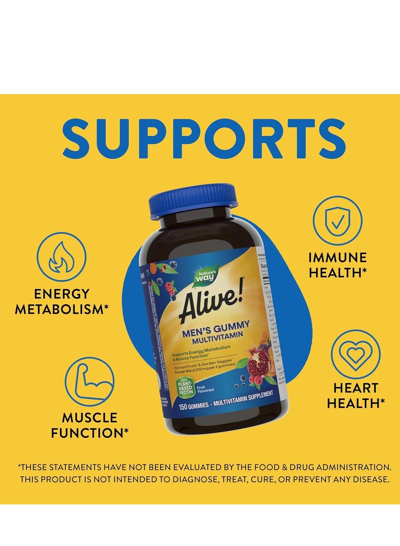 Alive Men's gummy Multivitamin 150 gummies - Image 2