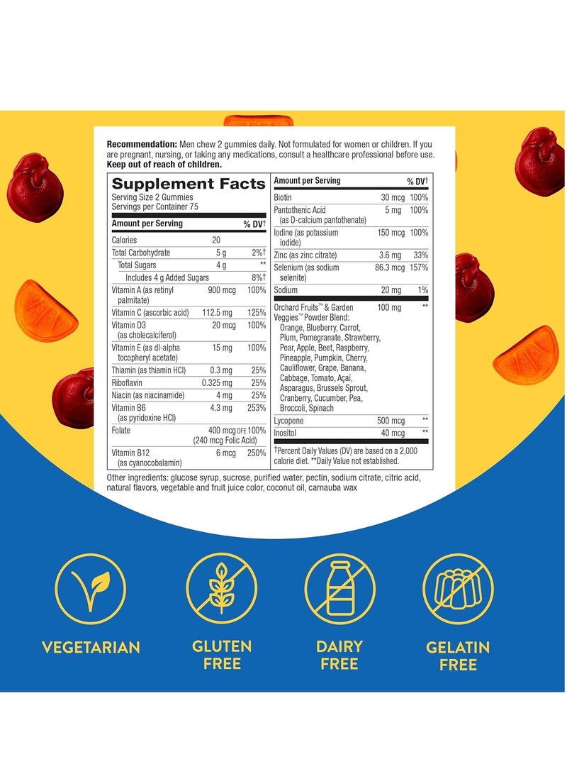 Alive Men's gummy Multivitamin 150 gummies - Image 3
