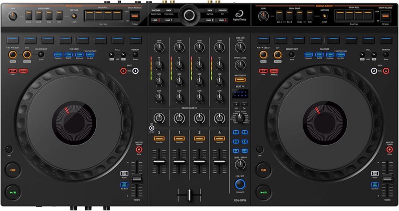 Alphatheta Pioneer DJ AlphaTheta DDJ-GRV6 4-Channel DJ Controller - Image 1