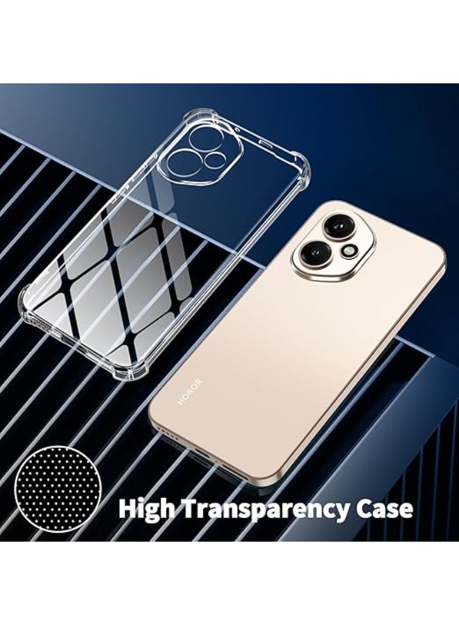 COPIKE Shockproof Cover for Honor 400 5G with Camera Protection, Silicone Case Anti Scratch TPU Thin and Soft, Transparent - Image 2