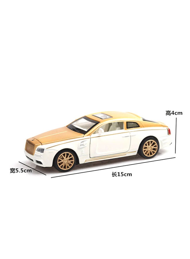 NIBEMINENT Rolls Royce Phantom Toy Car With Opened Doors Multicolour 5.5x15x4cm  - Image 2