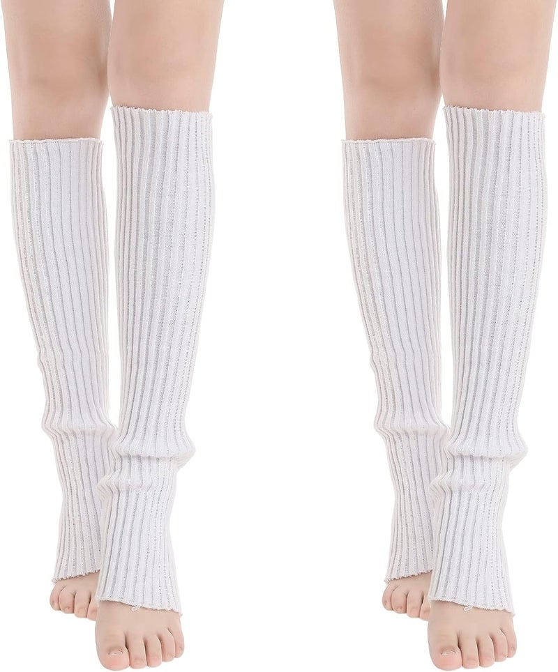Sarfel Leg Warmers for Women 80s Ribbed Knit Leg Warmer Custume Womens Leg Warmers Sports Party Accessories - Image 2