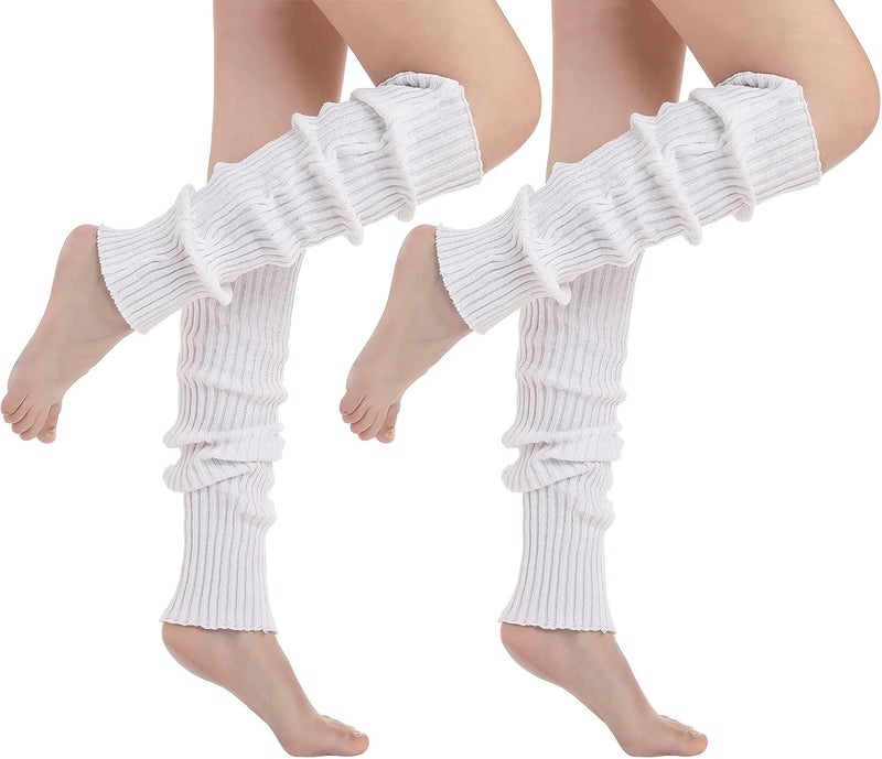 Sarfel Leg Warmers for Women 80s Ribbed Knit Leg Warmer Custume Womens Leg Warmers Sports Party Accessories - Image 3
