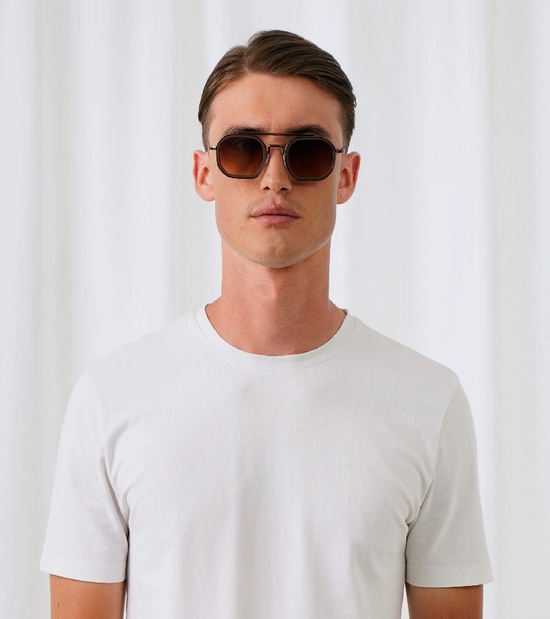 Explicit Poets Unisex Vex Matt Bronze & Matt Brown-Dark Gradient Brown Stylish Sunglasses, A21EP5 - Image 3