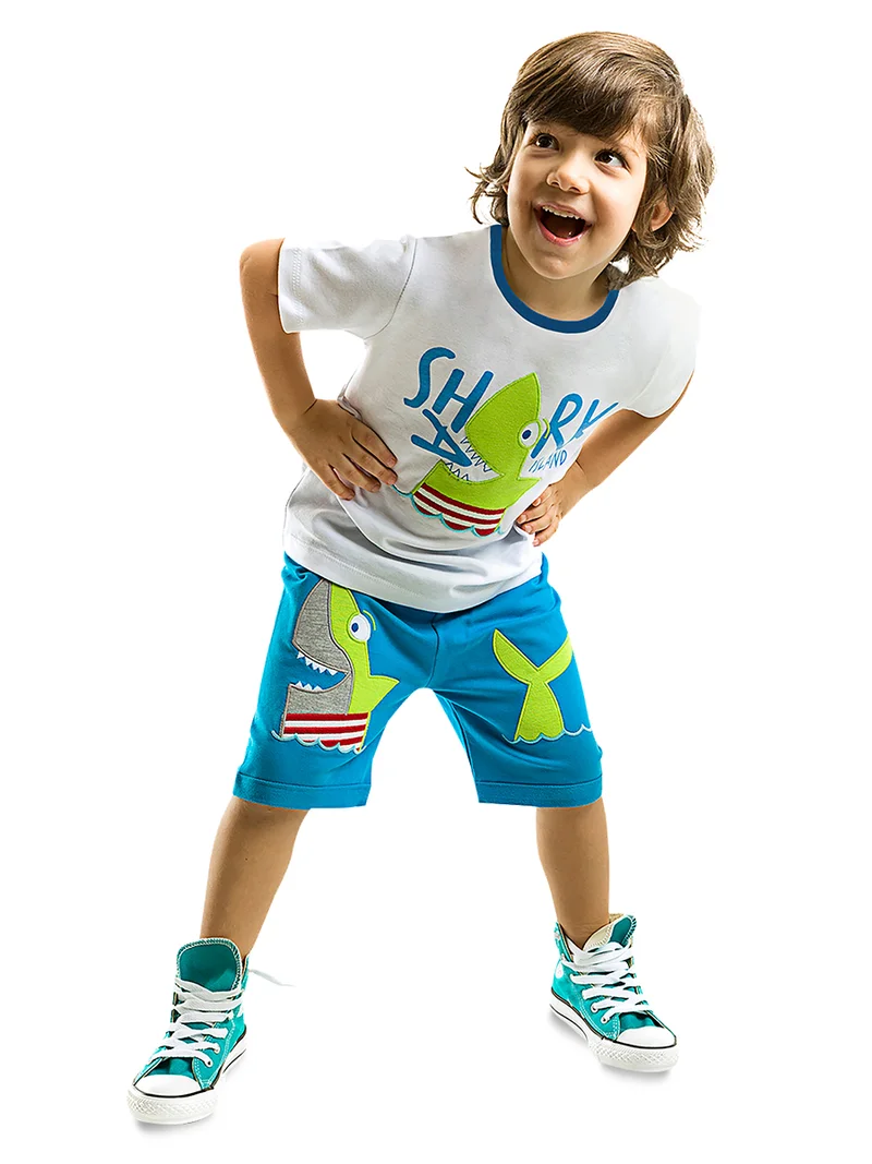 دينوكيدس طقم شورت جزيرة القرش