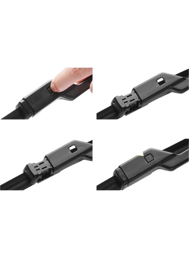 GOODYEAR Geely Xingyue L Windshield Wiper Blades, Car Accessories, Rubber Strips, Specialized Star And Moon Boneless Front Wiper Blades, 24/16, 1 Pair - Image 2