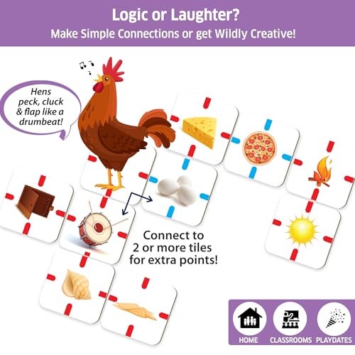 Chalk and Chuckles Why Connect Board Games for Kids 5+ Years, Fun Family Game, Learning & Educational Toy, Gift for Girls, Boys Age 6, 7, 8, 9 and up, - Image 5