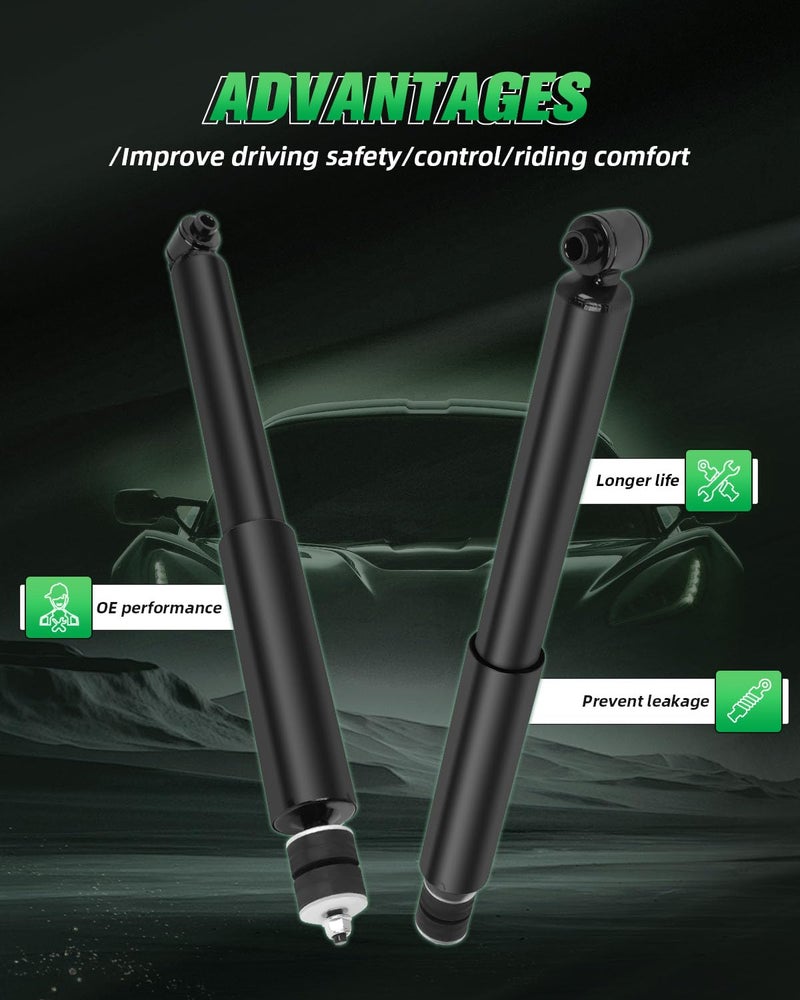 SCITOO - Rear Shock Absorber for Ford Fits 2005 2006 2007 2008 2009 2010 2011 2012 2013 2014 for Ford Mustang Shocks 349026 Struts - 2Pc Set - Image 2