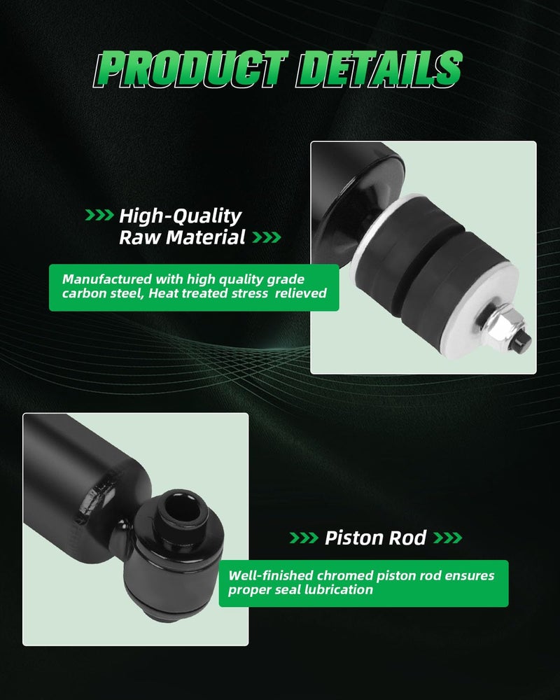 SCITOO - Rear Shock Absorber for Ford Fits 2005 2006 2007 2008 2009 2010 2011 2012 2013 2014 for Ford Mustang Shocks 349026 Struts - 2Pc Set - Image 3