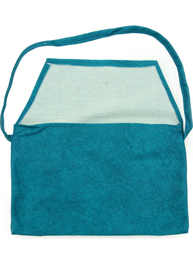 İhvan Ihvan Nubuck Medium Size Quran Carrying Bag Blue