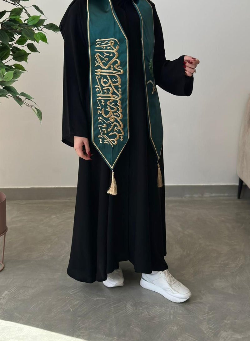 Luxurious scarf - embroidered Saudi Arabia with country logo - Image 2