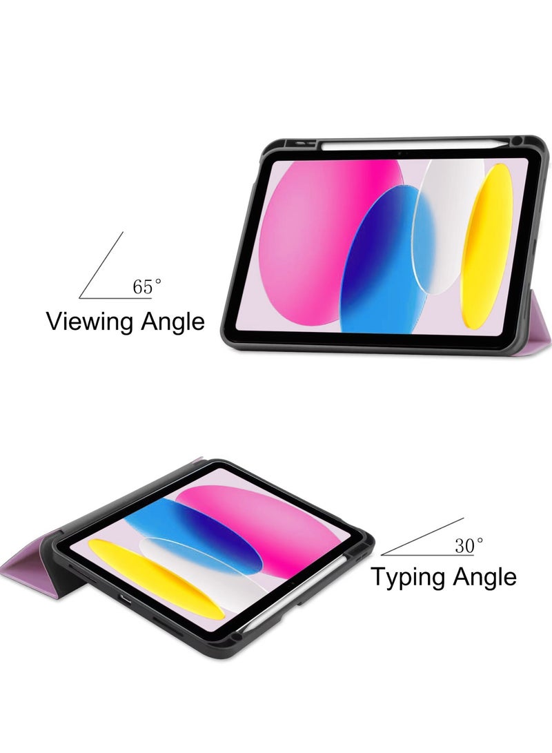 Case For  iPad 2025 11th A16 ,10.9 inch Case Flip Cover with Magnetic Closure Auto Wake/Sleep function having Pencil holder Slot - Image 4