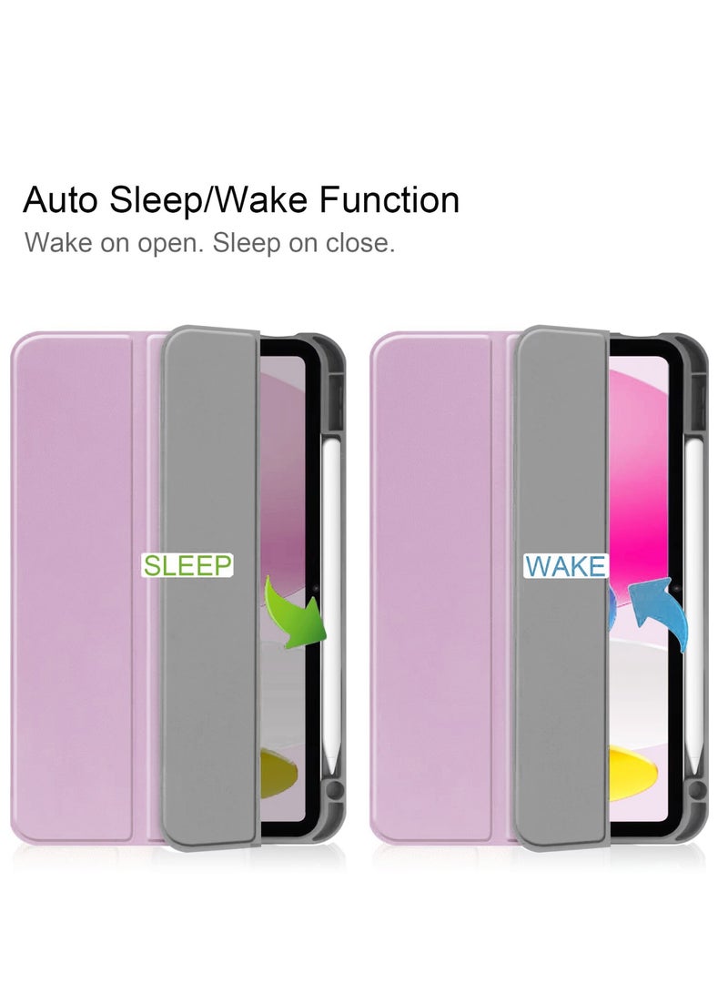 Case For  iPad 2025 11th A16 ,10.9 inch Case Flip Cover with Magnetic Closure Auto Wake/Sleep function having Pencil holder Slot - Image 3