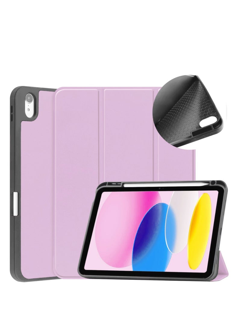 Case For  iPad 2025 11th A16 ,10.9 inch Case Flip Cover with Magnetic Closure Auto Wake/Sleep function having Pencil holder Slot - Image 2
