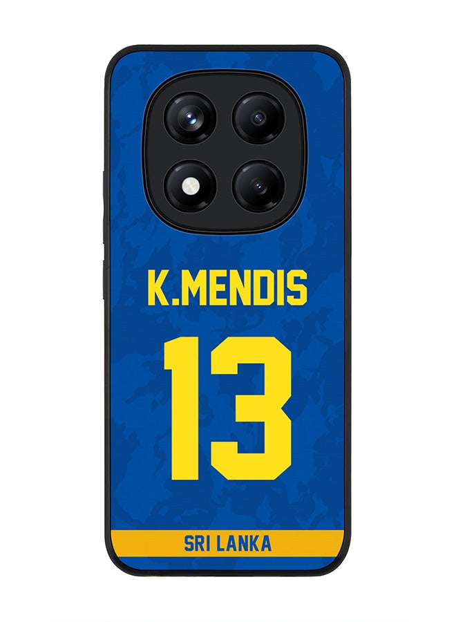 Stylizedd For Xiaomi Redmi Note 14 Pro 4G 4G Case,Slim fit Camera Protection, Shockproof Thin Phone cover  - Sri lanka Kusal Mendis, Jersey No 13 - Image 1
