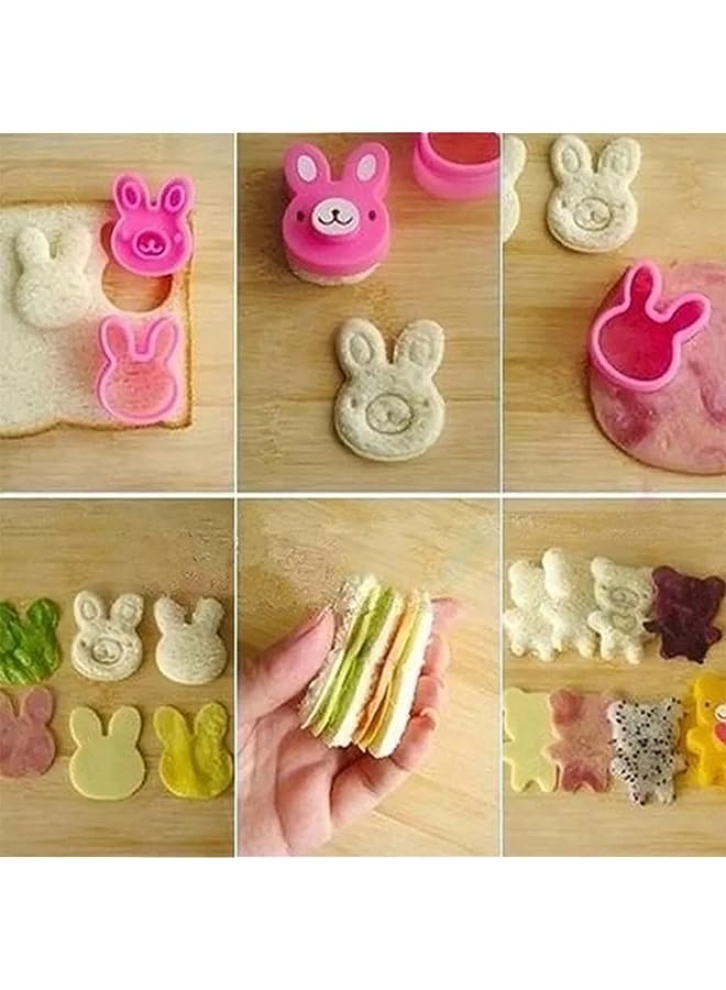 Raxoom طقم سكاكين ساندويتش على شكل بينتو للأطفال، متعدد الألوان، 3 قطع - Image 2