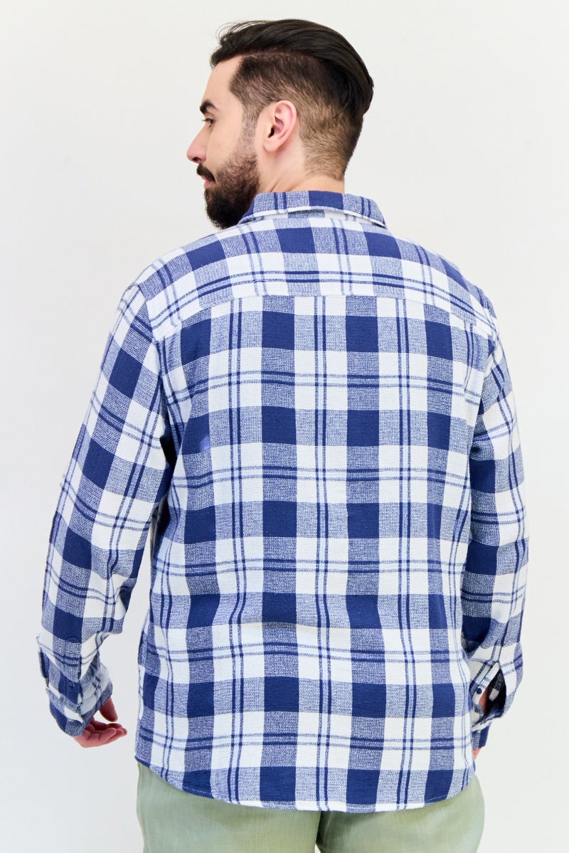 Celio قميص رجالي عادي بقصة مريحة بأكمام طويلة، ملون - Image 3