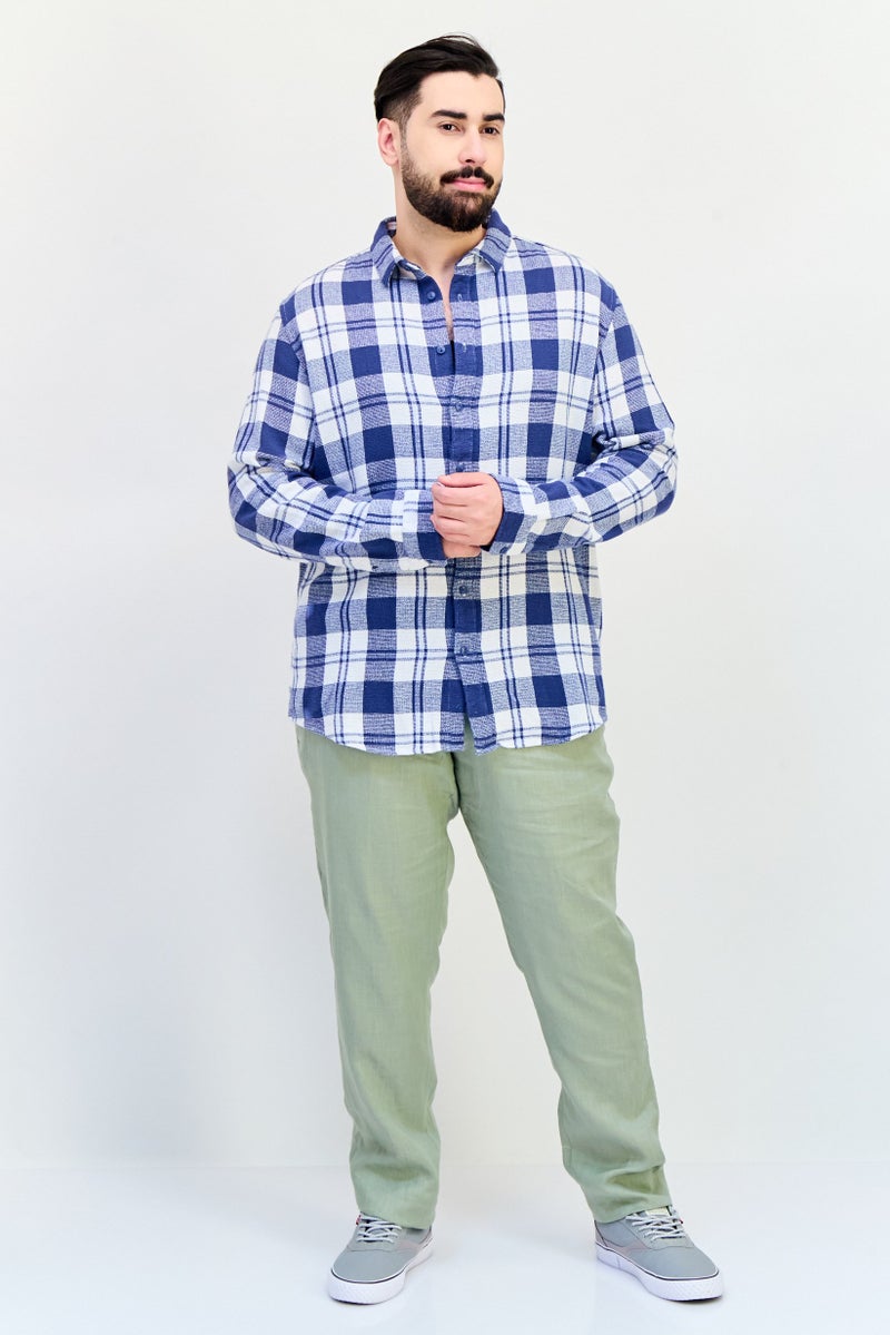 Celio قميص رجالي عادي بقصة مريحة بأكمام طويلة، ملون - Image 4