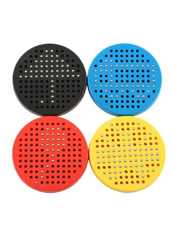 Kids Magnetic Dot Drawing Board – Creative Learning Puzzle Board with Magnetic Balls (Random Color) - Image 1