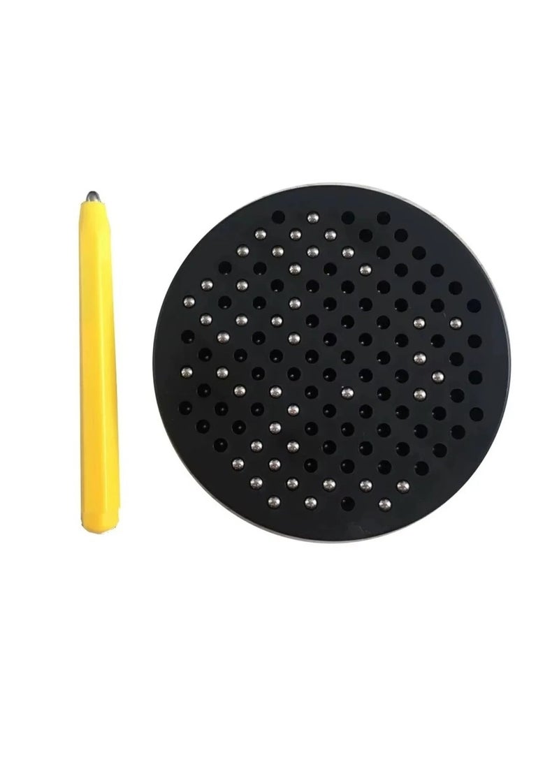 Kids Magnetic Dot Drawing Board – Creative Learning Puzzle Board with Magnetic Balls (Random Color) - Image 2