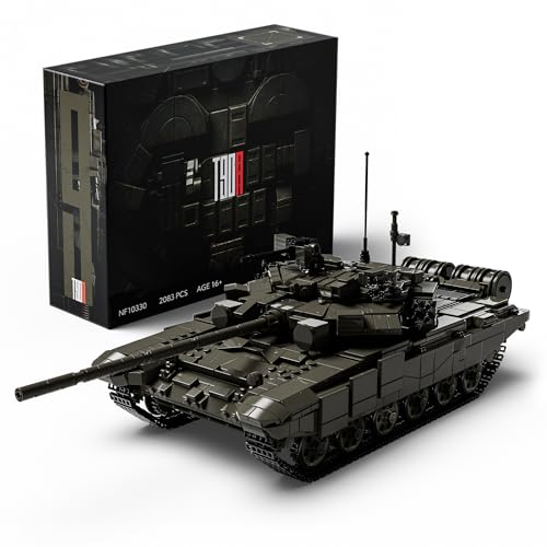 Nifeliz T90A Military Tank Building Set for Adults Military Vehicle Model Set with Realistic Details Ideal for Army Collectors and Building Enthusiasts 2083 PCS NF10330 - Image 1