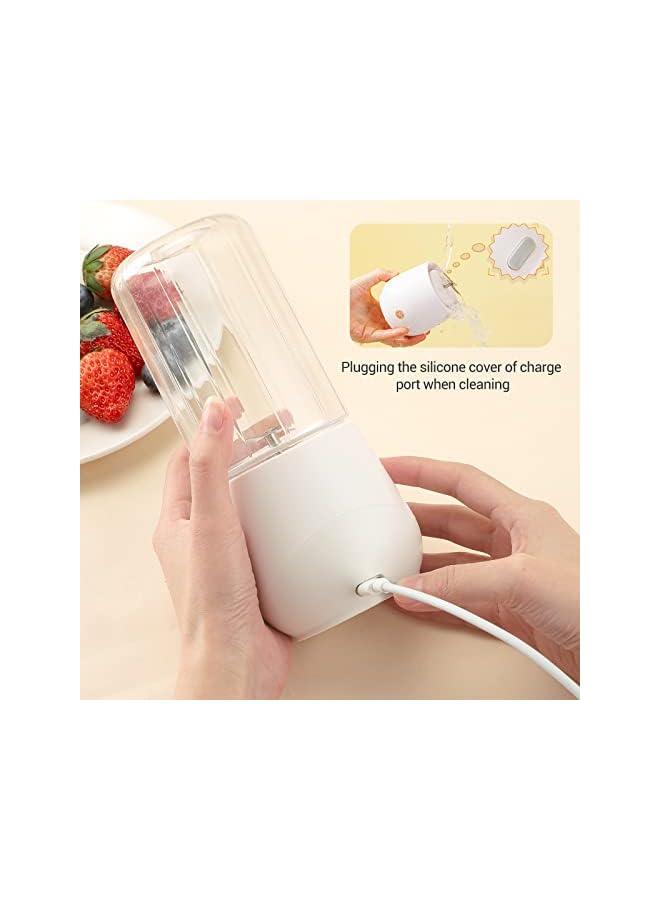 PROMASS Portable Blender USB Rechargeable Juicer Mini Blender with 4 Blade Wireless Blender Making Shakes and Smoothies - Image 4