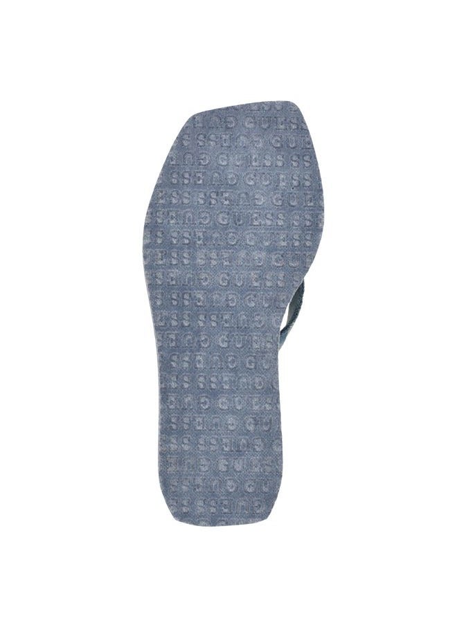 GUESS صندل ديمي للنساء من غيس، أزرق دنيم 400، 42 EU - Image 4