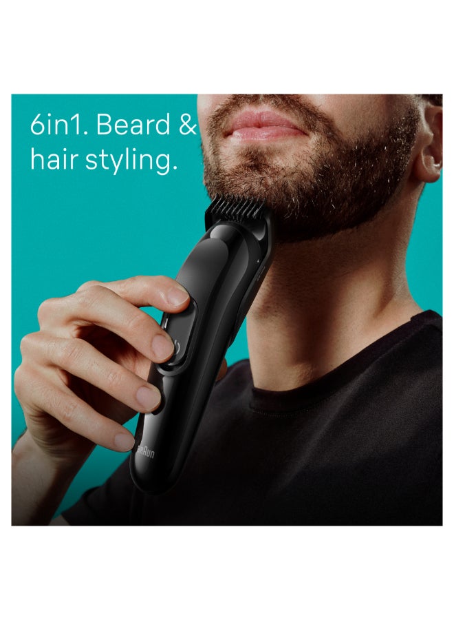 BRAUN MGK 3410 – 6-in-1 Style Kit 3 MGK3410 beard & hair. Black - Image 2