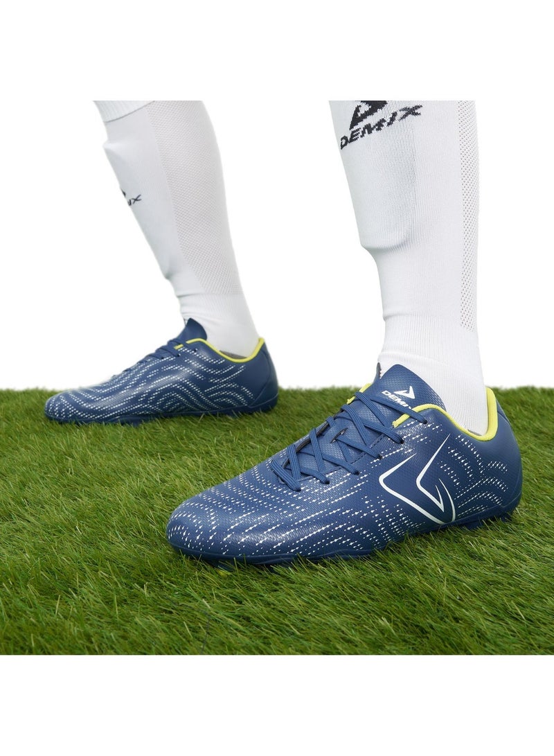 Demix Men’s Firm Ground Football Shoes – Durable Firm Ground Cleats with High-Traction Sole, Secure Fit - Image 2