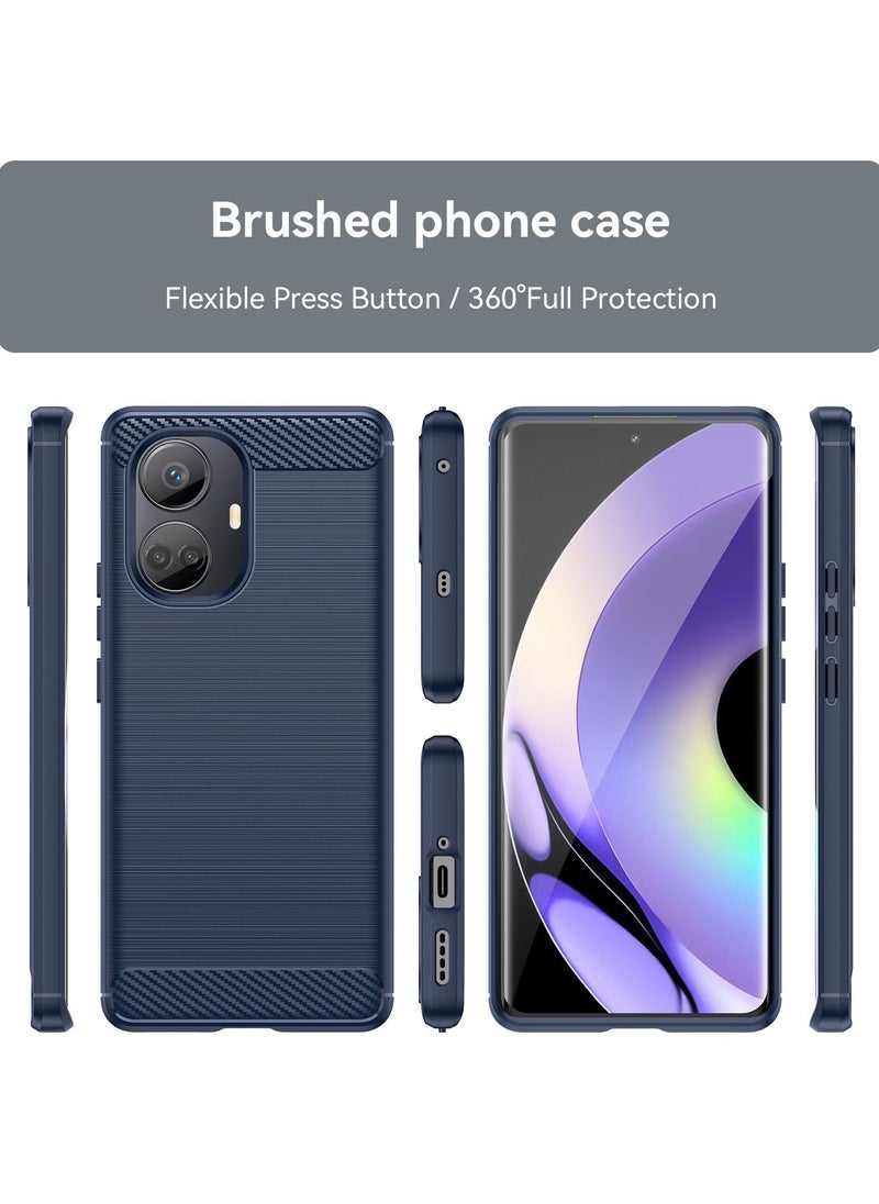 يوارب كينج Realme 10 برو + 5G الغطاء الواقي الأزرق  - Image 2
