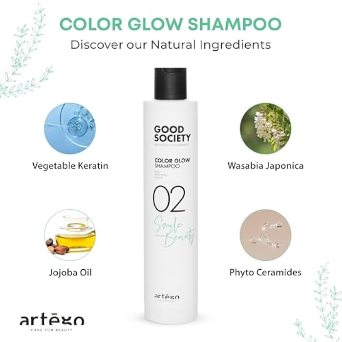 artego Artègo Good Society Color Glow Shampoo (8.5 fl oz) – Color-Protecting Shampoo for Colored, Damaged, or Dull Hair - Image 3