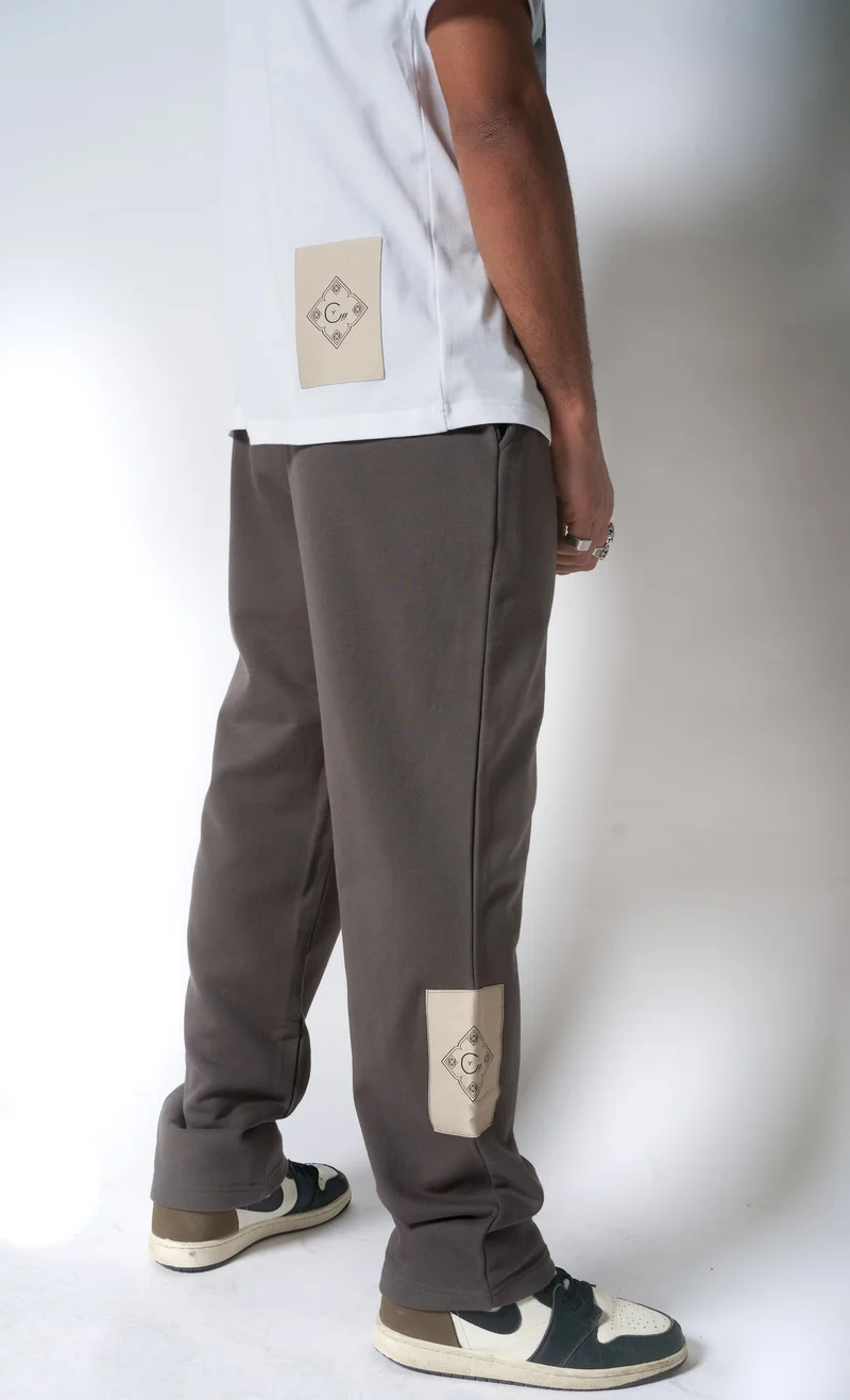 هاوس اوف سينمار Grey Pants With The Power Of Dreams Print