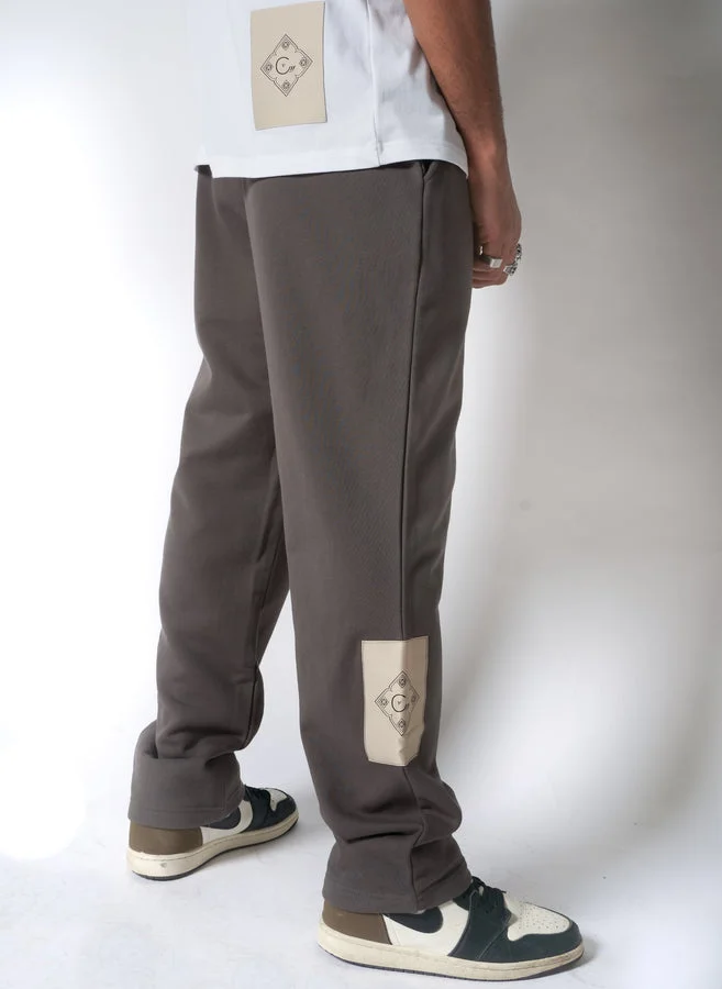 هاوس اوف سينمار Grey Pants With The Power Of Dreams Print