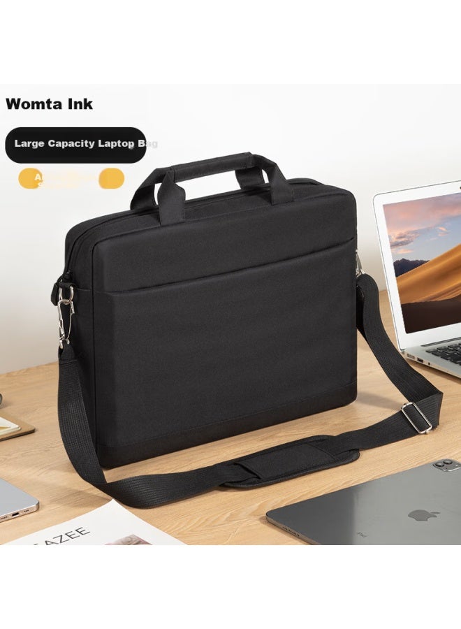 Womt No Ink Large Capacity Laptop Bag 15.6/16 Inch Handheld Single Shoulder Bag For Lenovo Legion Apple Huawei Xiaomi Asus Dell Hp Gaming Laptop Bag Men - Image 1