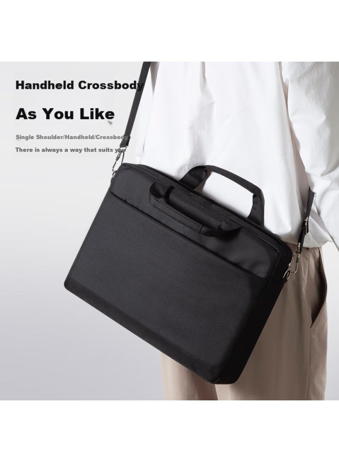 Womt No Ink Large Capacity Laptop Bag 15.6/16 Inch Handheld Single Shoulder Bag For Lenovo Legion Apple Huawei Xiaomi Asus Dell Hp Gaming Laptop Bag Men - Image 4