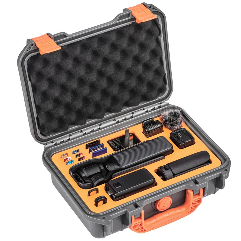 STARTRC STARTRC OSMO Pocket 3 Hard Case Multifunctional Portable Waterproof Hard Case for DJI Pocket 3 Creator Combo Camera Accessories, Black, Suitcase  - Image 1