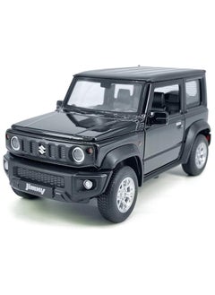MSZ 1:18 Suzuki Jimny 2018 Alloy Toy SUV – Pull Back Off-road Car with Wheel Steering, Sound & Lights – Grey Model for Kids  - Image 1