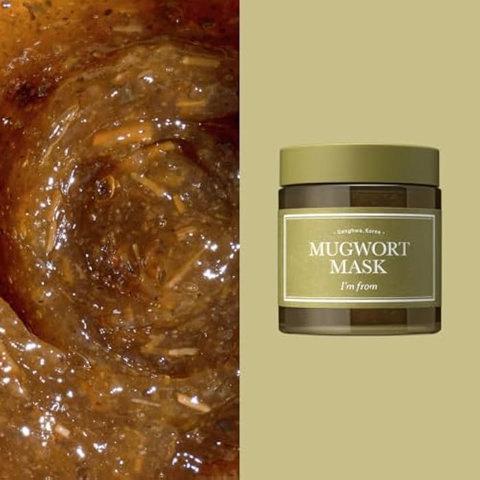 I'M FROM [I'M FROM] Mugwort Mask 3.88 fl oz | Natural Herb, Tea tree, Wash-off, Cooling and fast Soothing Breakouts, for Sensitive skin - Image 2