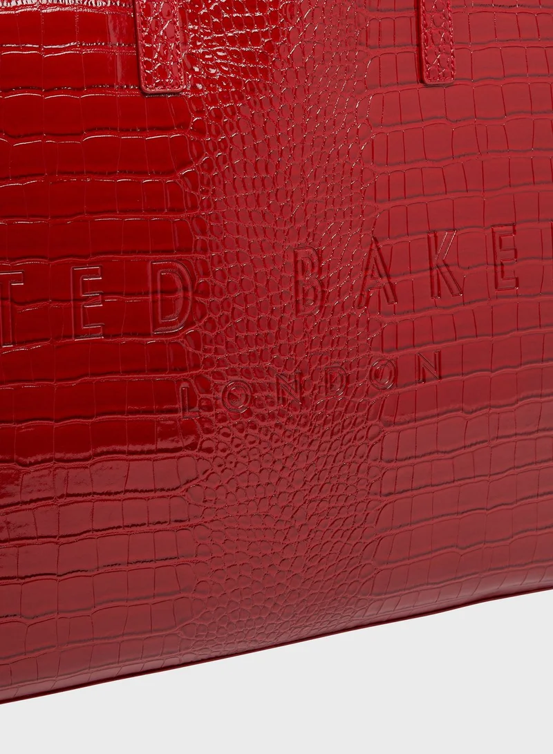 Ted Baker Allicon Imitation Croc Detail Icon Tote Bag