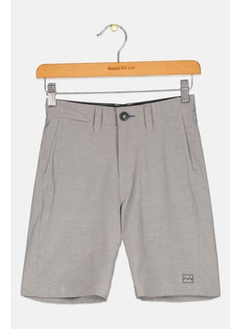 Billabong Kids Boy Micro Stripe Walking Short, Light Grey  - Image 1