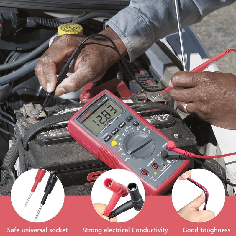 superbobi New Meter Test Leads Cat III 1000V 20A Replacement for Fluke Ideal Simpson - Image 3