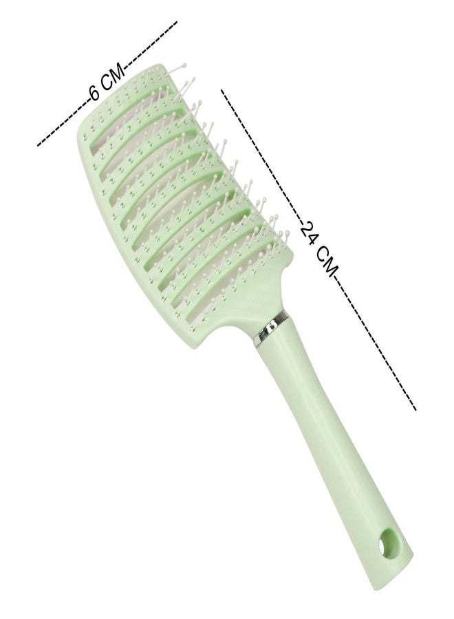 Fully Vented Hair Brush For Quick Blow Drying | Comb Brush For Wet Dry Curly Thick Straight Hair| Detangling Hair Brush For Women And Men | Scalp Massage Brush for All Hair Types - Image 2
