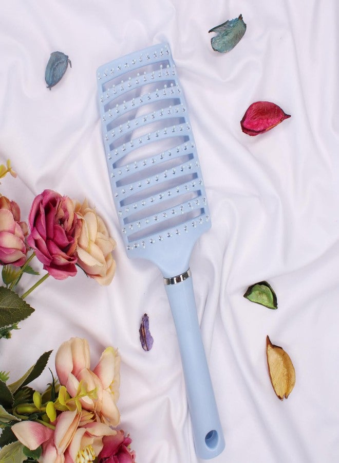 Fully Vented Hair Brush For Quick Blow Drying | Comb Brush For Wet Dry Curly Thick Straight Hair| Detangling Hair Brush For Women And Men | Scalp Massage Brush for All Hair Types - Image 4