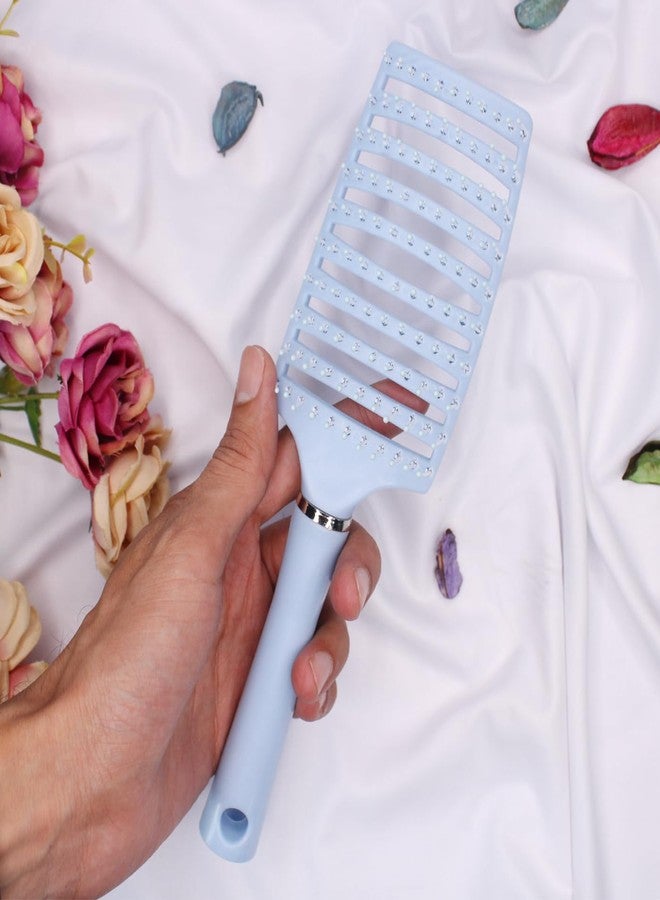 Fully Vented Hair Brush For Quick Blow Drying | Comb Brush For Wet Dry Curly Thick Straight Hair| Detangling Hair Brush For Women And Men | Scalp Massage Brush for All Hair Types - Image 5