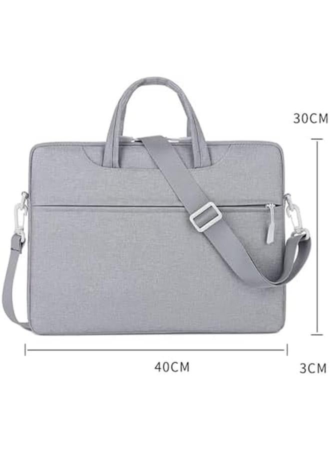 joyzzz Laptop Shoulder Bag 15.6 Inch Laptop Briefcase With Shoulder Straps And Handle Waterproof Lightweight Computer Shoulder Bag For Men  - Image 4