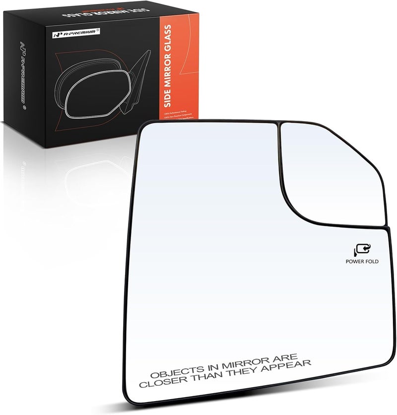 A-Premium Right Passenger Side Heated Mirror Glass for Ford F-150 - Image 1