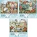 Bits and Pieces 300 Piece Puzzles for Adults Rustic Flowers Puzzle 3Pack 300 Large Pieces 18 x 24 Jigsaw Puzzles Susan Winget No 2 Pieces Alike - Image 2