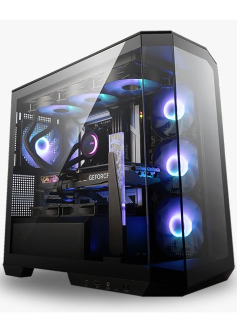 كمبيوتر ألعاب NANOTECH مبرد بالسائل ARGB، Intel Core i7-14700F، Nvidia RTX 4060 8GB، ذاكرة وصول عشوائي DDR4 بسرعة 3600 ميجاهرتز سعة 32 جيجابايت، SSD NVME M.2 سعة 2 تيرابايت، مبرد سائل AIO بمروحتين، مزود طاقة بقوة 750 واط، Windows 11 Pro | Wi-Fi
