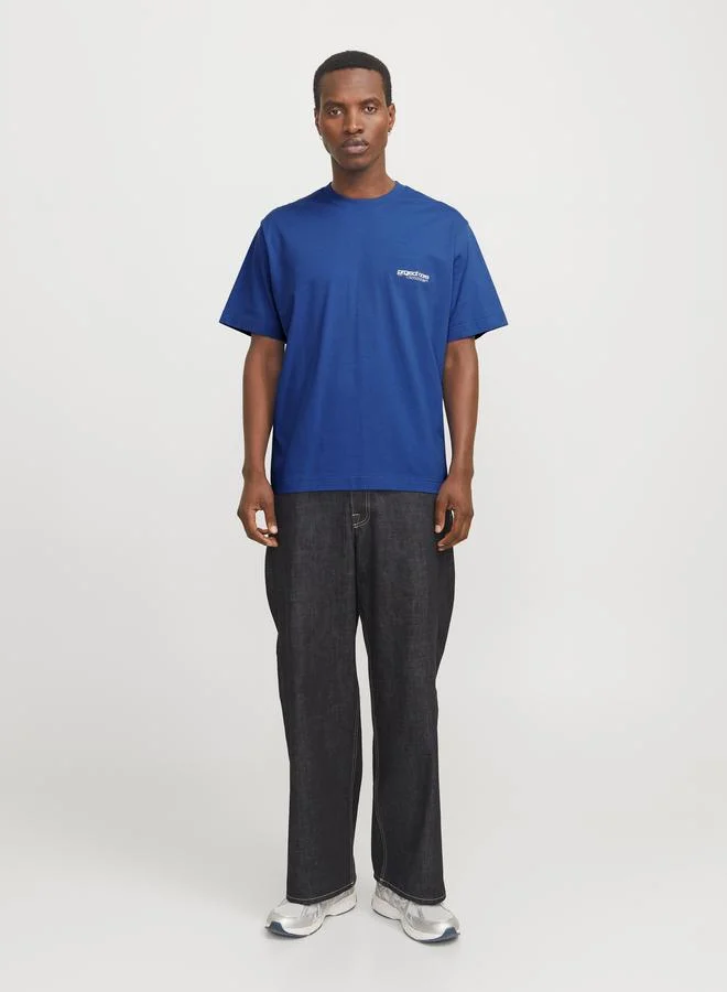 JACK & JONES Jack & Jones Jcounion Back Print Short Sleeve Crew Neck T-Shirt