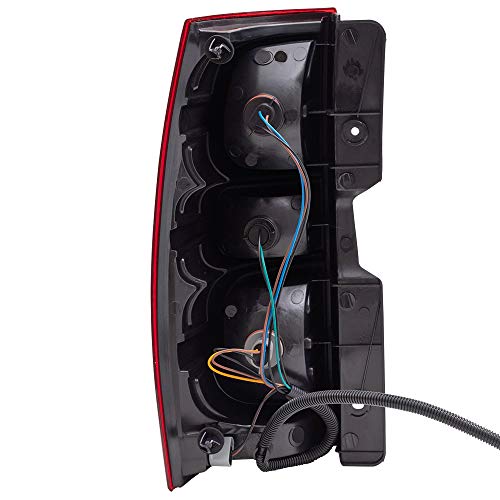 Brock Replacement Passenger Side Tail Light Assembly without Hybrid Transmission Compatible with 2007-2014 Chevy Tahoe - Image 4